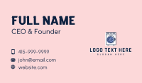 Laundry Washing Machine Business Card Design