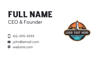 Lighthouse Coast Beacon Business Card Design