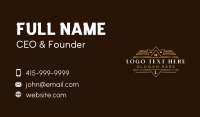 Luxury Crown Real Estate Business Card Design