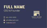 Industrial Warehouse Facility Business Card