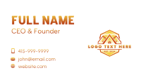 Roof Builder Contractor Business Card