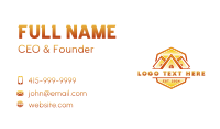 Roof Builder Contractor Business Card Design