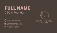 Floral Ring Decoration  Business Card