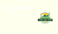 Landscaping Lawn Mower Business Card Design
