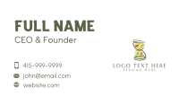 Fresh Hourglass Grocery Business Card