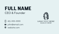 Hair Style Business Card example 2