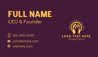 Gymnastics Business Card example 4