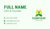 Natural Organic Farm Business Card