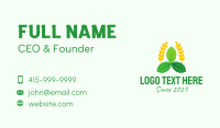 Natural Organic Farm Business Card Design