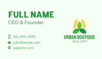 Natural Organic Farm Business Card