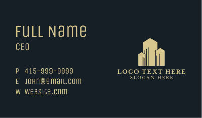 Deluxe Architecture Building Business Card