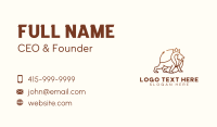 Regal Lion Crown Business Card