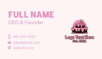 Cherry Layer Cake Business Card