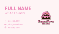 Cherry Layer Cake Business Card Image Preview