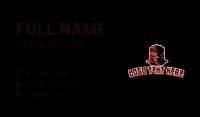 Red Ninja Shadow  Business Card