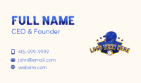 Sports Baseball Helmet Business Card Design