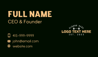 Fitness Gym Barbell Business Card