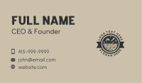 Wood Carpentry Chisel Business Card