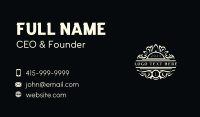 Fine Dining Restaurant Business Card