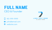 Number 7 Business Card example 1