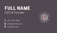 Woodworker Business Card example 2