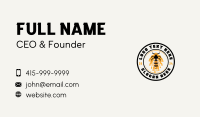 Bee Insect Honeycomb Business Card