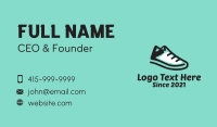 Hiking Sporty Sneakers  Business Card