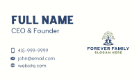 Family Wellness Tree Business Card Image Preview