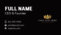 Real Estate Crown Roof Business Card