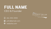 Elegant Business Wordmark Business Card Image Preview