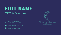 Minimalist Hummingbird Business Card Image Preview