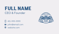 Truck Cargo Logistics Business Card