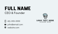 Beanie Skull Streetwear Business Card