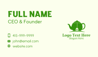 Tea House Business Card example 1