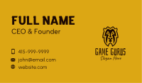 Lion Head Business Card example 1