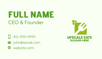 Green Fork Restaurant Business Card Image Preview