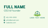 Lawn Care Badge Business Card