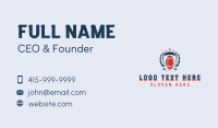 American Football Sports League  Business Card Design