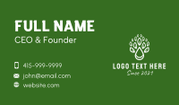 Herbal Plant Oil Extract  Business Card