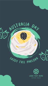 Australia Day Pavlova Facebook Story