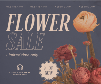 Flower Boutique  Sale Facebook Post