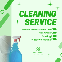 Cleaning Service Instagram Post Image Preview