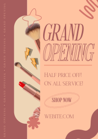 Salon Grand Opening Flyer