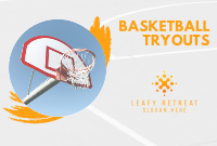 Basketball Tryouts Pinterest Cover Image Preview