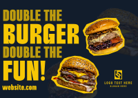 Burger Day Promo Postcard