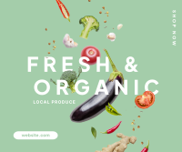 Organic Fresh Facebook Post Image Preview