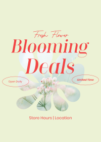 Fresh Flower Deals Poster